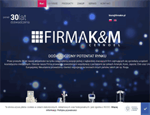 Tablet Screenshot of firmakm.pl